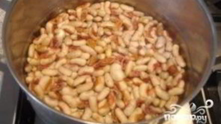 Рецепт борща с фасолью