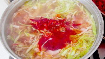 Рецепт борща с фрикадельками