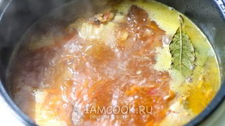 Рецепт борща с курицей в мультиварке