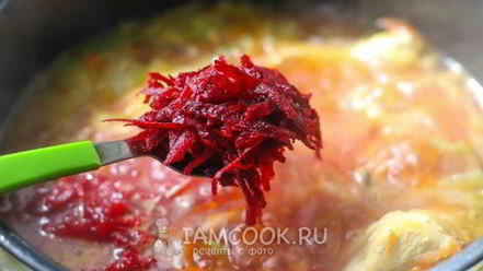 Рецепт борща с курицей в мультиварке