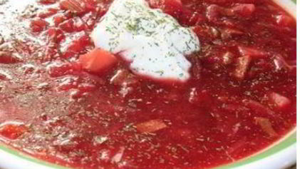 Рецепт Борща с лимоном