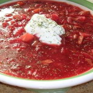 Рецепт Борща с лимоном