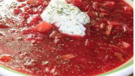 Рецепт Борща с лимоном