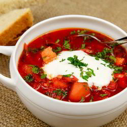 Рецепт Борща с маслинами