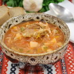 Рецепт Борща с мясом в мультиварке