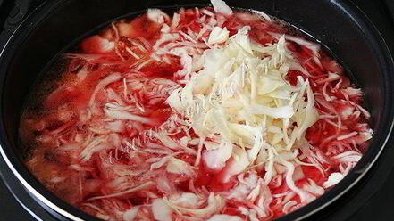 Рецепт борща с мясом в мультиварке