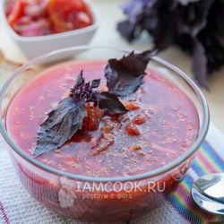 Рецепт Борща с пекинской капустой