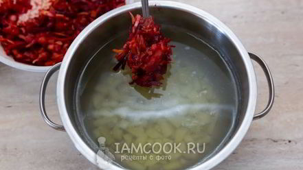 Рецепт борща с пекинской капустой