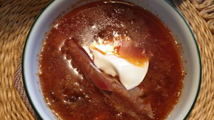 Рецепт борща с салом по-мужски