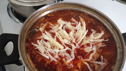 Рецепт борща с салом по-мужски