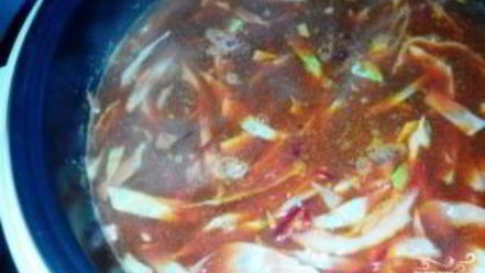 Рецепт борща с тушенкой в мультиварке