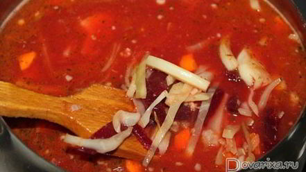 Рецепт борща с тушенкой