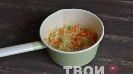 Рецепт борща с тушеной капустой