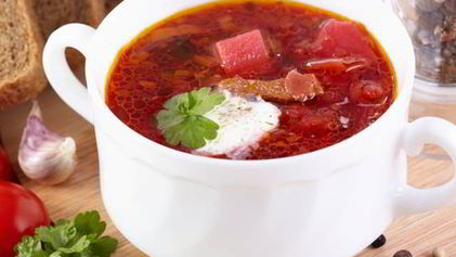 Рецепт Борща с вишней