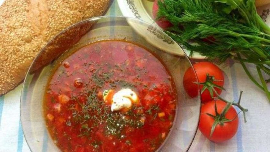 Рецепт борща со свеклой свежей