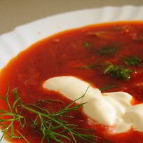 Борщ со свежей капустой