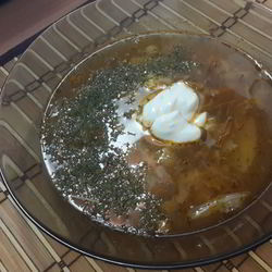 Рецепт Борща студенческого