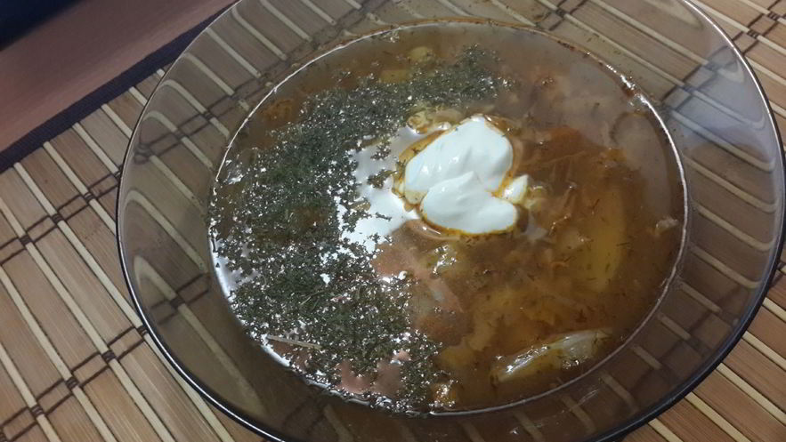 Рецепт борща студенческого