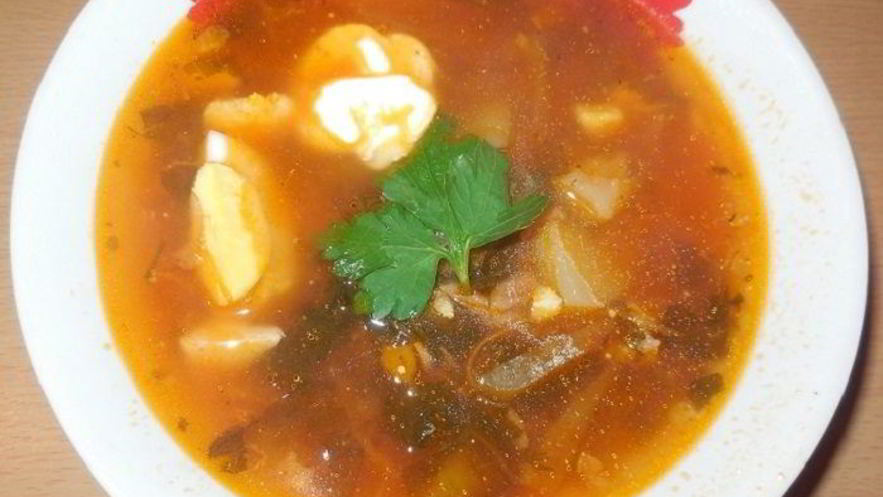 Рецепт борща в мультиварке со щавелем