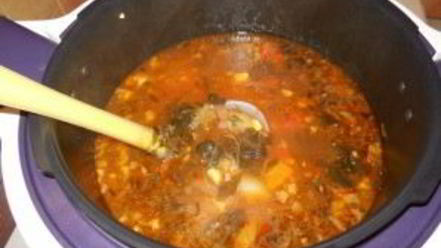 Рецепт борща в мультиварке со щавелем