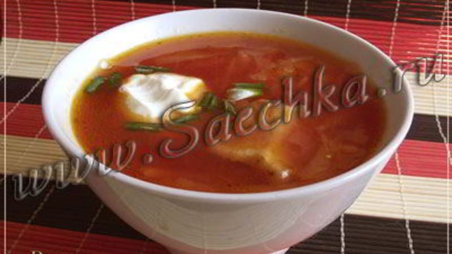 Рецепт борща в мультиварке