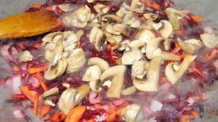 Рецепт борща вегетарианского с грибами