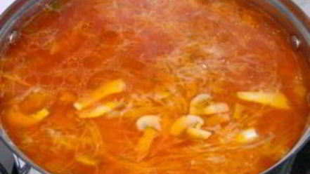 Рецепт борща вегетарианского с грибами