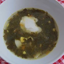 Рецепт Борща зеленого