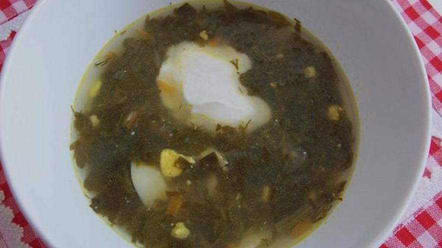 Рецепт борща зеленого