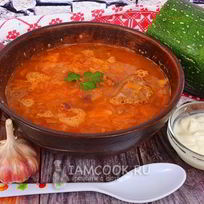 Черниговский борщ в мультиварке