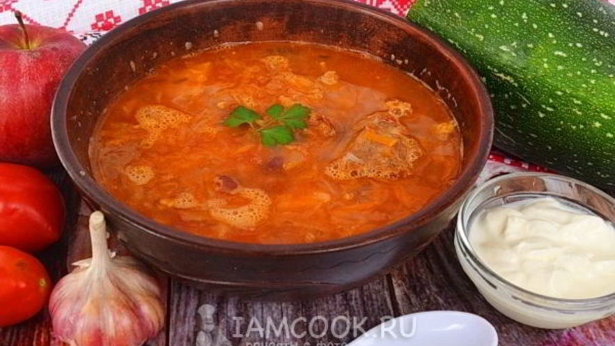 Рецепт черниговского борща в мультиварке