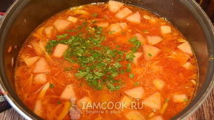 Рецепт черниговского борща в мультиварке