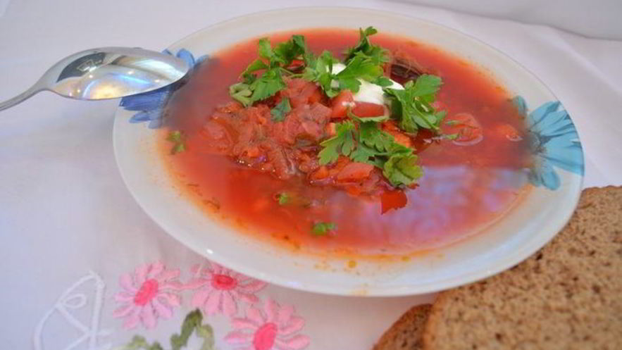 Рецепт ленивого борща