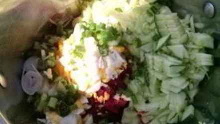 Рецепт литовского холодного борща