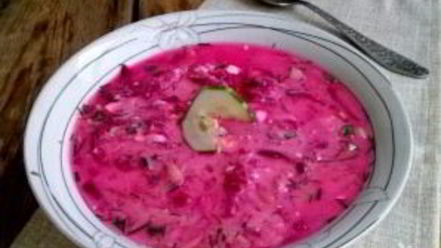 Рецепт литовского холодного борща