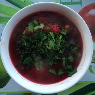Рецепт Наваристого борща без мяса и картофеля