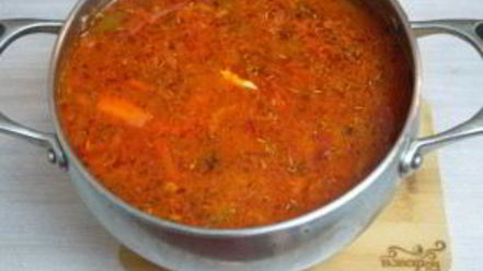 Рецепт постного борща