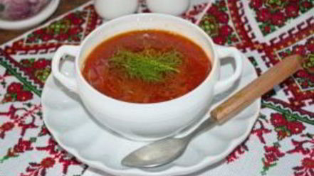 Рецепт постного борща
