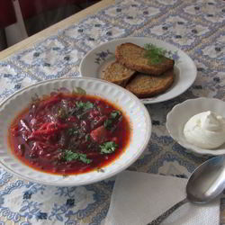 Рецепт ПП-борща без мяса