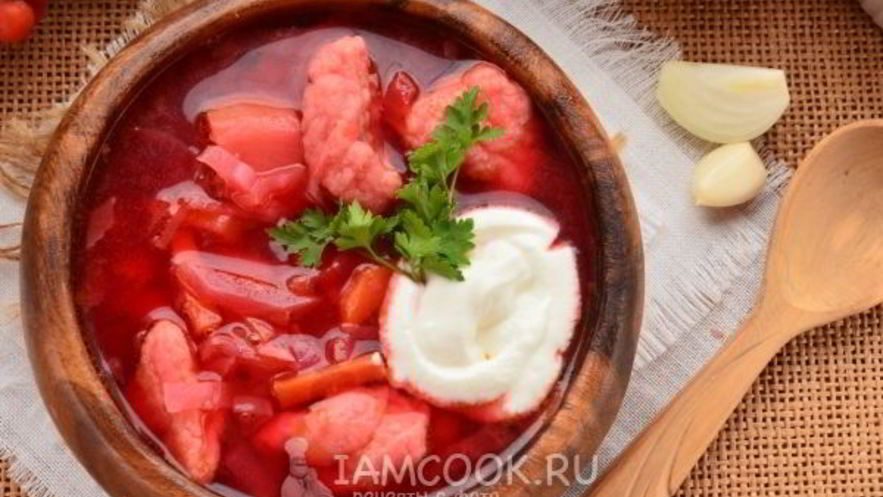 Рецепт украинского борща с галушками