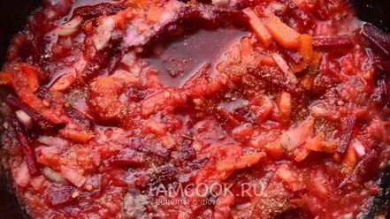 Рецепт украинского борща с галушками