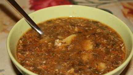 Рецепт Украинского зеленого борща