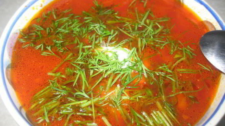 Рецепт вегетарианского борща