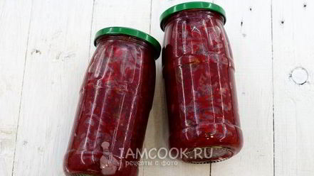 Рецепт заправки для борща на зиму