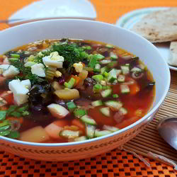 Рецепт Зеленого борща без щавеля