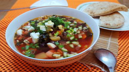 Рецепт Зеленого борща без щавеля