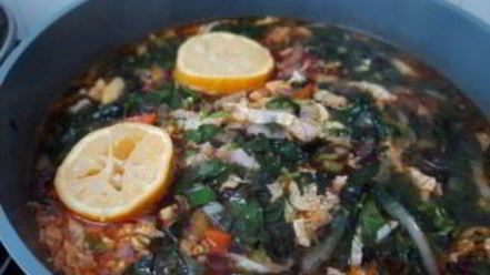 Рецепт зеленого борща без щавеля