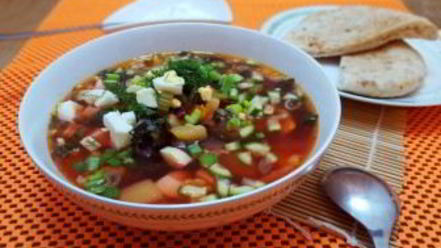 Рецепт зеленого борща без щавеля