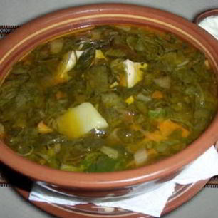 Рецепт Зеленого борща с рисом