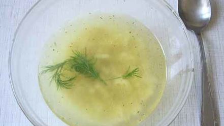 Рецепт бульона из куриных шеек